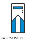 System Unit Icon. Editable Bold Outline With Color Fill Design. Vector Illustration. Стоковая иллюстрация, агентство Ingram Publishing / Фотобанк Лори