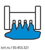 Hydro Power Station Icon. Editable Bold Outline With Color Fill Design. Vector Illustration. Стоковая иллюстрация, агентство Ingram Publishing / Фотобанк Лори