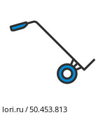 Warehouse Trolley Icon. Editable Bold Outline With Color Fill Design. Vector Illustration. Стоковая иллюстрация, агентство Ingram Publishing / Фотобанк Лори