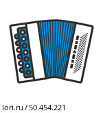 Accordion Icon. Editable Bold Outline With Color Fill Design. Vector Illustration. Стоковая иллюстрация, агентство Ingram Publishing / Фотобанк Лори