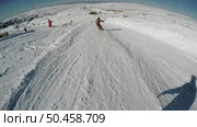 Snowboard freeriders in the mountains. Стоковое фото, агентство Ingram Publishing / Фотобанк Лори