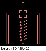 Neon drilling rig Bore for ground mine industry geological Boring concept Auger icon black color vector illustration flat style simple image red color vector illustration image flat style light. Neon drilling rig Bore for ground mine industry geological Boring concept Auger icon black color vector illustration flat style image red color vector illustration image flat style. Стоковая иллюстрация, агентство Ingram Publishing / Фотобанк Лори