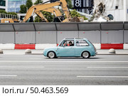 Nissan Pao is a retro-styled three-door hatchback. Редакционное фото, фотограф Константин Григорьев / Фотобанк Лори
