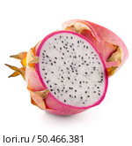 Pitaya or Dragon Fruit isolated on white background. Стоковое фото, агентство Ingram Publishing / Фотобанк Лори