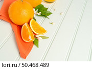 Citrus fresh fruits on wooden table background. Стоковое фото, агентство Ingram Publishing / Фотобанк Лори