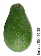 Avocado fruit isolated on white background. Стоковое фото, агентство Ingram Publishing / Фотобанк Лори