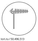 TV antenna Television aerials broadcast concept telecommunication icon in circle round black color vector illustration image outline contour line thin style simple. TV antenna Television aerials broadcast concept telecommunication icon in circle round black color vector illustration image outline contour line thin style. Стоковая иллюстрация, агентство Ingram Publishing / Фотобанк Лори