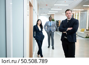 Portrait of businessperson and the generation personalities of new executives with good ideas, personality, and vision. Стоковое фото, агентство Ingram Publishing / Фотобанк Лори