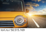 Car on road. Element of design. Стоковое фото, агентство Ingram Publishing / Фотобанк Лори
