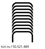 Staples fastener pin icon black color vector illustration image flat style simple. Staples fastener pin icon black color vector illustration image flat style. Стоковая иллюстрация, агентство Ingram Publishing / Фотобанк Лори