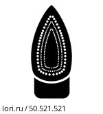 Iron soleplate flatiron icon black color vector illustration image flat style simple. Iron soleplate flatiron icon black color vector illustration image flat style. Стоковая иллюстрация, агентство Ingram Publishing / Фотобанк Лори
