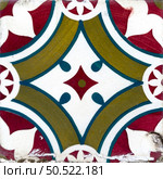 Old Traditional Portuguese azulejos, painted ceramic tilework. Стоковое фото, агентство Ingram Publishing / Фотобанк Лори