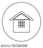 Prison jail gaol House with grate on window citadel home icon in circle round black color vector illustration image outline contour line thin style simple. Prison jail gaol House with grate on window citadel home icon in circle round black color vector illustration image outline contour line thin style. Стоковая иллюстрация, агентство Ingram Publishing / Фотобанк Лори