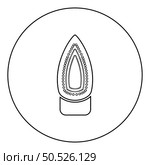 Iron soleplate flatiron icon in circle round black color vector illustration image outline contour line thin style simple. Iron soleplate flatiron icon in circle round black color vector illustration image outline contour line thin style. Стоковая иллюстрация, агентство Ingram Publishing / Фотобанк Лори