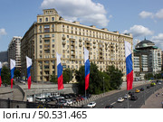 Жилой дом Наркомата обороны СССР на Новом Арбате. Москва. Редакционное фото, фотограф Елена Орлова / Фотобанк Лори