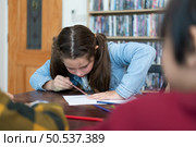 A group of students from an international school that promotes creativity and places children at the center of learning in a variety of subjects. Стоковое фото, агентство Ingram Publishing / Фотобанк Лори