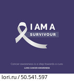 Radiate Resilience. Lung Cancer Awareness Drive. Стоковая иллюстрация, агентство Ingram Publishing / Фотобанк Лори