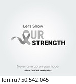 Warriors of Hope Brain Cancer Awareness Design. Стоковая иллюстрация, агентство Ingram Publishing / Фотобанк Лори