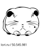 Cute hamster isolated on white background. Vector illustration for your design. Стоковая иллюстрация, агентство Ingram Publishing / Фотобанк Лори