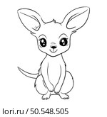 Kangaroo   Coloring book for children. Vector illustration. Стоковая иллюстрация, агентство Ingram Publishing / Фотобанк Лори