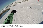 Snowboard freerider in the mountains. Стоковое фото, агентство Ingram Publishing / Фотобанк Лори