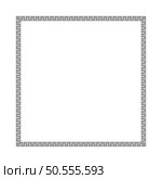 Border ornament. Proportion 1x1. Vector illustration. Стоковая иллюстрация, агентство Ingram Publishing / Фотобанк Лори