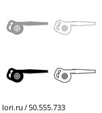 Gas blower air garden equipment petrol sweeping leaves device gasoline blast landscaper operating set icon grey black color vector illustration image simple solid fill outline contour line thin flat style. Gas blower air garden equipment petrol sweeping leaves device gasoline blast landscaper operating set icon grey black color vector illustration image solid fill outline contour line thin flat style. Стоковая иллюстрация, агентство Ingram Publishing / Фотобанк Лори