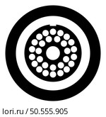 Grate for meat grinder plate mincer device for growing shallow of meat lattice sieve icon in circle round black color vector illustration image solid outline style simple. Grate for meat grinder plate mincer device for growing shallow of meat lattice sieve icon in circle round black color vector illustration image solid outline style. Стоковая иллюстрация, агентство Ingram Publishing / Фотобанк Лори