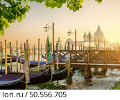 Gondolas in Grand Canal in Venice, Italy. Стоковое фото, агентство Ingram Publishing / Фотобанк Лори