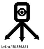 Theodolite survey equipment for measurements on tripod geodetic device tacheometer research level instrument geodesy tool icon black color vector illustration image flat style simple. Theodolite survey equipment for measurements on tripod geodetic device tacheometer research level instrument geodesy tool icon black color vector illustration image flat style. Стоковая иллюстрация, агентство Ingram Publishing / Фотобанк Лори