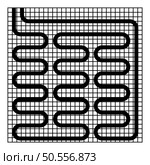 Electric floor heating warm heated icon black color vector illustration image flat style simple. Electric floor heating warm heated icon black color vector illustration image flat style. Стоковая иллюстрация, агентство Ingram Publishing / Фотобанк Лори
