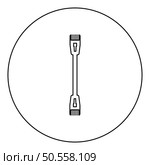 Patch cable path cord ethernet technology rj45 net concept icon in circle round black color vector illustration image outline contour line thin style simple. Patch cable path cord ethernet technology rj45 net concept icon in circle round black color vector illustration image outline contour line thin style. Стоковая иллюстрация, агентство Ingram Publishing / Фотобанк Лори