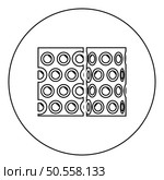 Air bubble wrap film for cushioning fragile packaging shockproof plastic roll polyethylene cargo safety concept icon in circle round black color vector illustration image outline contour line thin style simple. Air bubble wrap film for cushioning fragile packaging shockproof plastic roll polyethylene cargo safety concept icon in circle round black color vector illustration image outline contour line thin style. Стоковая иллюстрация, агентство Ingram Publishing / Фотобанк Лори
