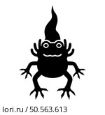 Axolotl ambystoma mexicanum front view icon black color vector illustration image flat style simple. Axolotl ambystoma mexicanum front view icon black color vector illustration image flat style. Стоковая иллюстрация, агентство Ingram Publishing / Фотобанк Лори