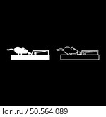 Mouse wants to eat piece of cheese from mousetrap silhouette rodent set icon white color vector illustration image simple solid fill outline contour line thin flat style. Mouse wants to eat piece of cheese from mousetrap silhouette rodent set icon white color vector illustration image solid fill outline contour line thin flat style. Стоковая иллюстрация, агентство Ingram Publishing / Фотобанк Лори