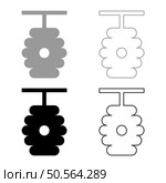 Beehive bee hive apiculture concept set icon grey black color vector illustration image simple solid fill outline contour line thin flat style. Beehive bee hive apiculture concept set icon grey black color vector illustration image solid fill outline contour line thin flat style. Стоковая иллюстрация, агентство Ingram Publishing / Фотобанк Лори