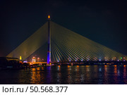 Мост Рамы VIII в Бангкоке, Таиланд. Стоковое фото, фотограф Александр Салук / Фотобанк Лори
