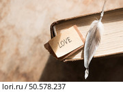 LOVE Happy Valentines day card. Стоковое фото, агентство Ingram Publishing / Фотобанк Лори