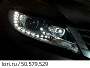 Headlight of the car stock photo. Стоковое фото, агентство Ingram Publishing / Фотобанк Лори