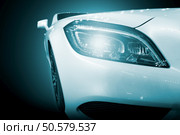 Headlight of the car stock photo. Стоковое фото, агентство Ingram Publishing / Фотобанк Лори
