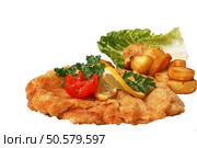 French fries and a hamburger stock photo. Стоковое фото, агентство Ingram Publishing / Фотобанк Лори