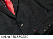 Set of fashionable man’s accessories on darkly brown wooden background. Стоковое фото, агентство Ingram Publishing / Фотобанк Лори
