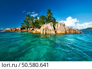 Beautiful St. Pierre Island at Seychelles. Стоковое фото, агентство Ingram Publishing / Фотобанк Лори