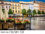 Krakow - Poland’s historic center, a city with ancient architecture. Стоковое фото, агентство Ingram Publishing / Фотобанк Лори