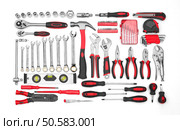 Many Tools isolated on white background. Стоковое фото, агентство Ingram Publishing / Фотобанк Лори