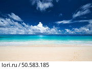 Beautiful beach Anse Intendance at Seychelles, Mahe. Стоковое фото, агентство Ingram Publishing / Фотобанк Лори