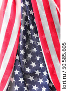 Decoration in american flag style as background. Стоковое фото, агентство Ingram Publishing / Фотобанк Лори