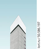 minimal architecture photography with gradient sky. Стоковое фото, агентство Ingram Publishing / Фотобанк Лори