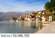 Perast, Kotor bay, Montenegro, Adriatic sea. Стоковое фото, агентство Ingram Publishing / Фотобанк Лори