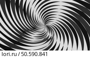 Endless black and white hypnotic spiral. Стоковая анимация, аниматор Михаил Коханчиков / Фотобанк Лори